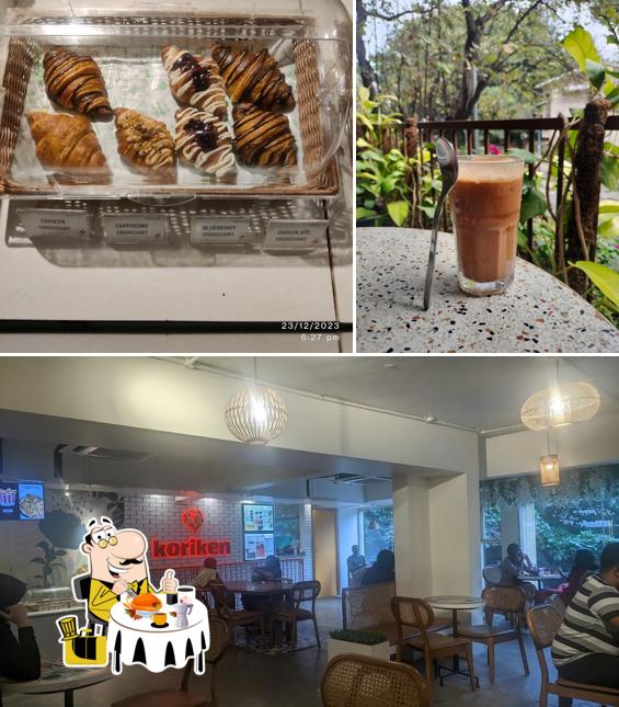The image of food and interior at Milton St Cafe