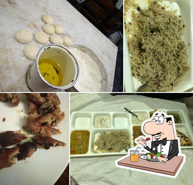 Food at Zaiqa Restaurant