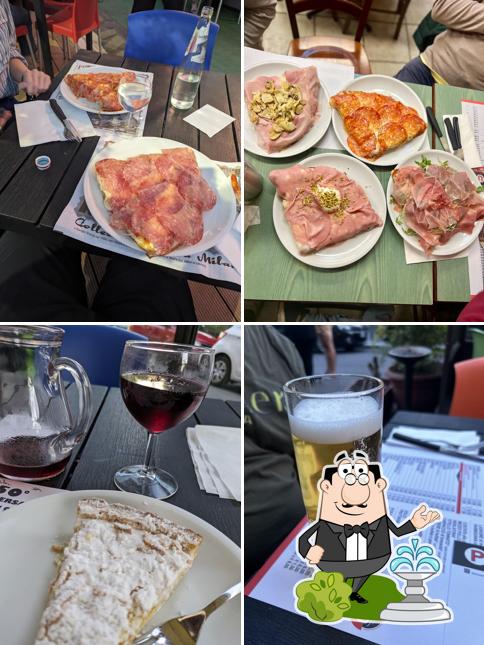 Pizzeria Alla Fontana si caratterizza per la esterno e interni