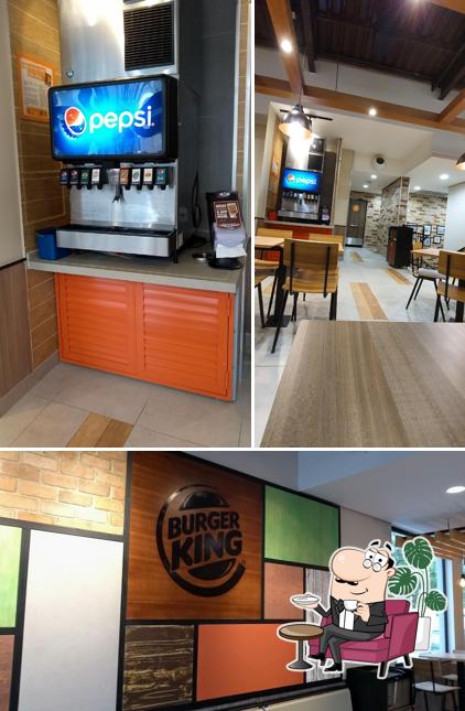 O interior do Burger King