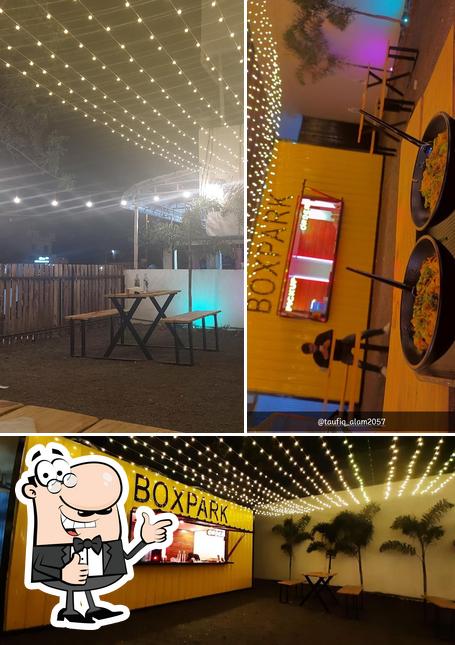 Look at the photo of BOXPARK
