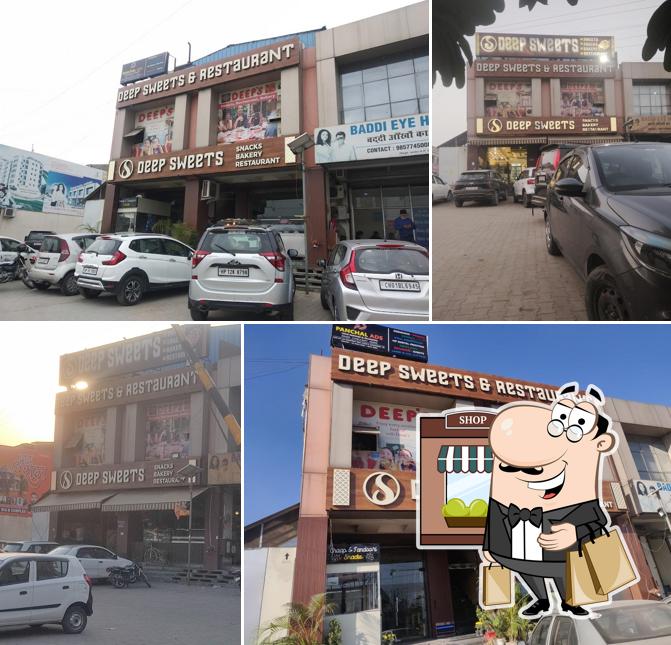 The exterior of Deep Sweets And Restaurant
