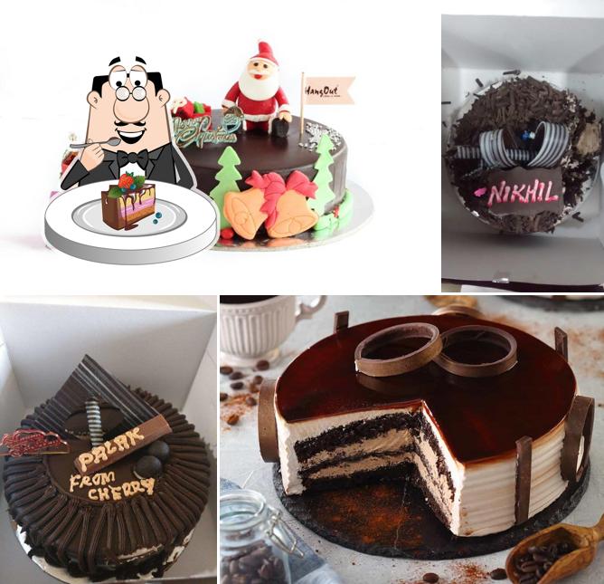 Chocolate cake at Hangout Cakes & More