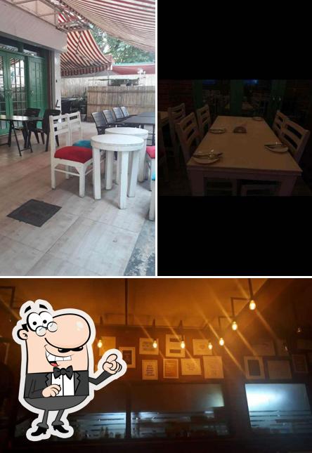 Take a seat at one of the tables at OH HI YO