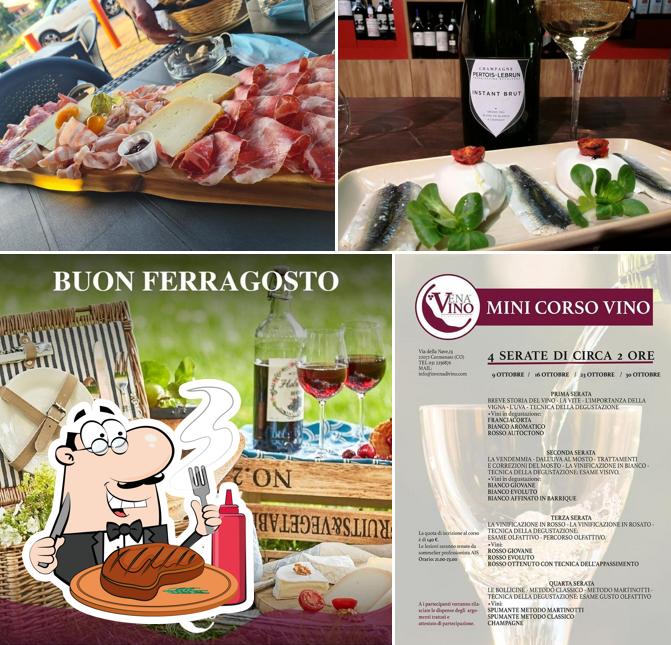 Prova i un pasto a base di carne a Enoteca In Vena di Vino