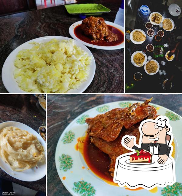 Kallu Peedika Toddy Shop provides a variety of sweet dishes