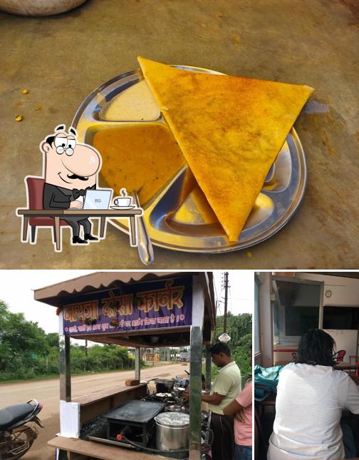 The interior of Bayza Dosa Corner