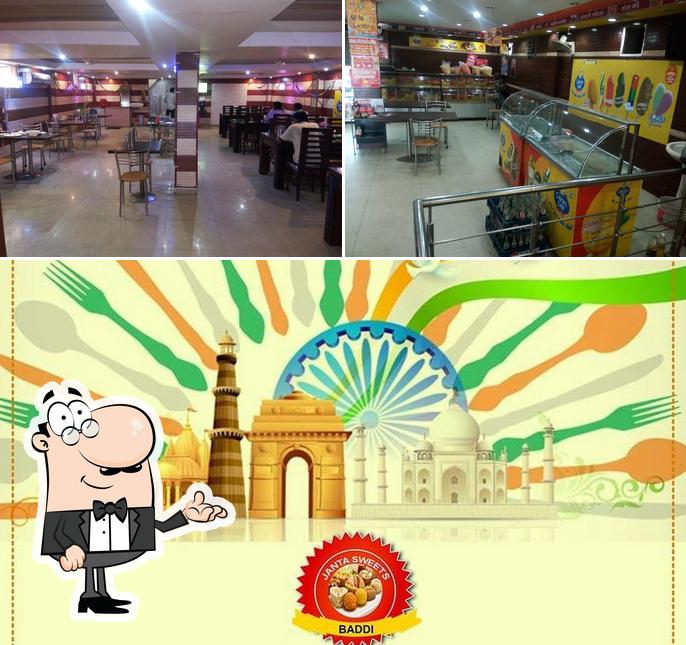 Janta Sweets Shop is distinguished by interior and exterior