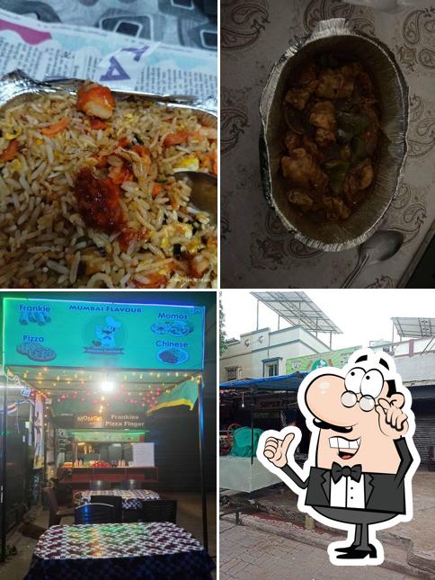 Among different things one can find interior and food at Mumbai Flavour Chinese & Momos