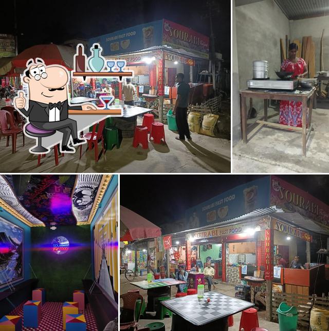 The interior of Sourabi Fast food