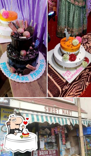 Sweet Mart provides a selection of desserts