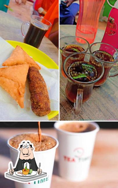 This is the photo showing food and beverage at Tea Time K.K. Nagar
