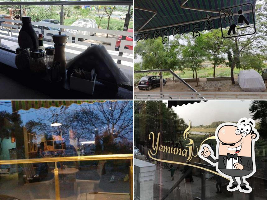 Check out the outside part of Yamuna Cafe