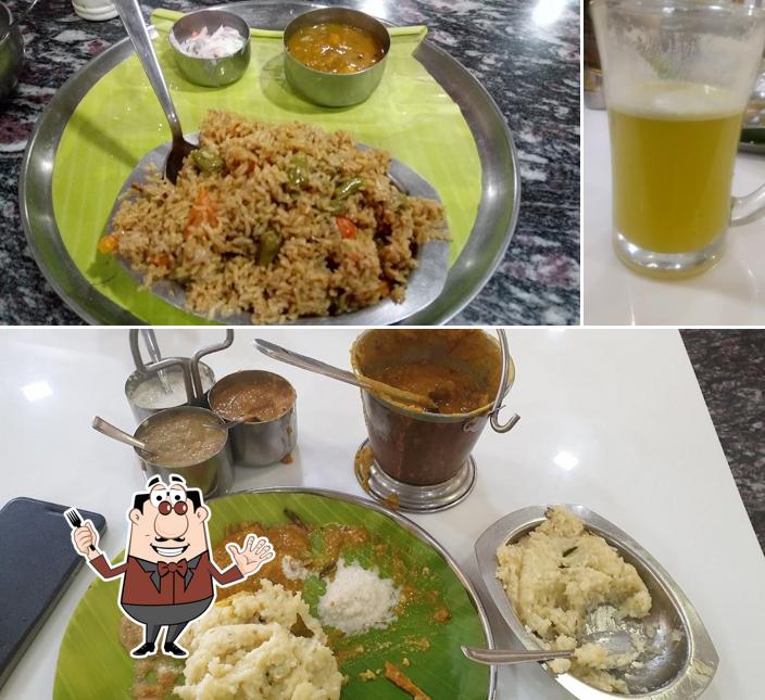 This is the photo depicting food and beer at Eden Garden Restaurant- Vegetarian restaurant (Vetrilaikkundru)