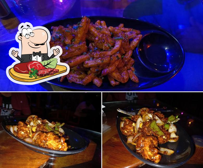 Aynamoti The Water Deck Cafe offers meat dishes