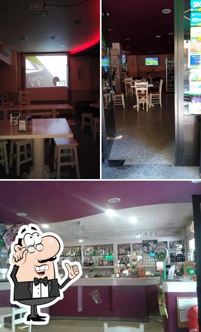 Gli interni di Butterfly Cafe'