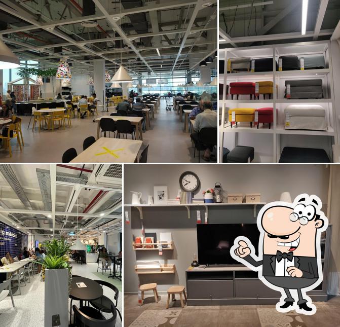 The interior of IKEA Restaurant - Navi Mumbai