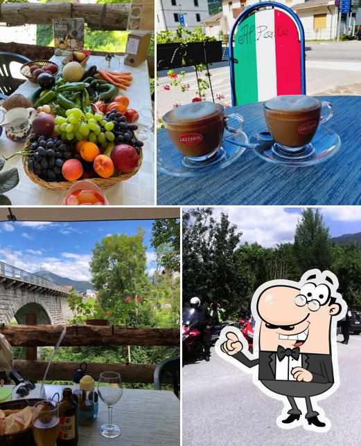 Gli interni di Osteria Al Ponte