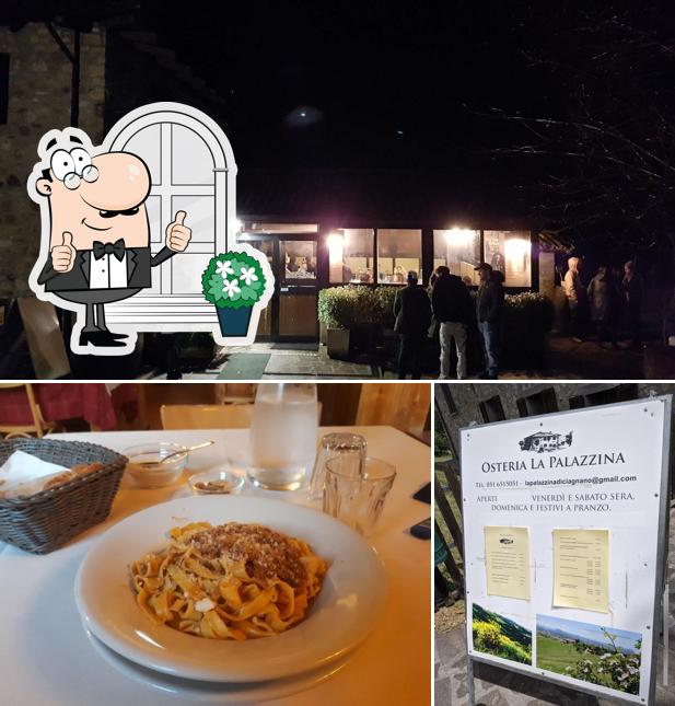 Gli esterni di Osteria La Palazzina
