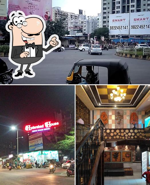 The exterior of Aroma's Hyderabad House