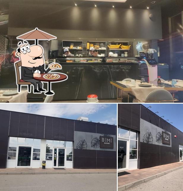 Ristorante Giapponese Bimisushi si caratterizza per la esterno e interni