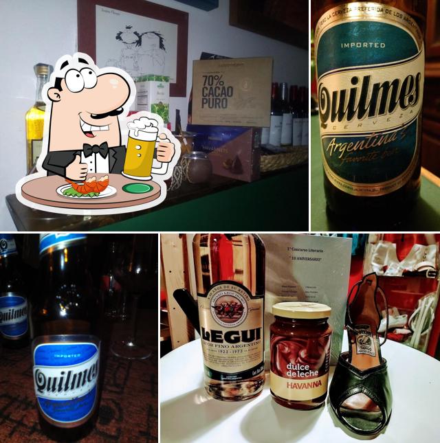 Puoi goderti un rinfrescante bicchiere di birra chiara o scura