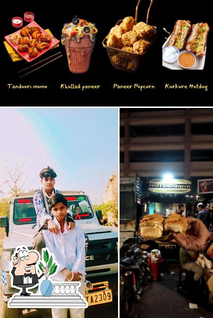 Among various things one can find exterior and food at HOT DOG WALA