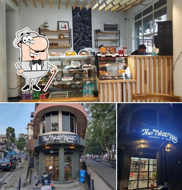 Check out the image displaying exterior and interior at The Blue Ribbon - Bakery & Cafe