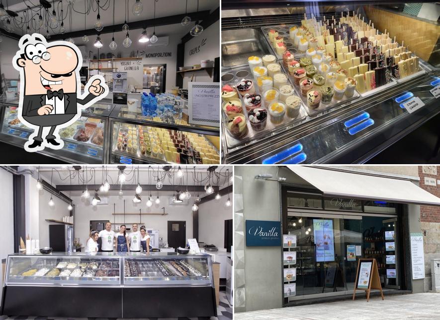 Gli interni di Vanilla Prelibata Gelateria