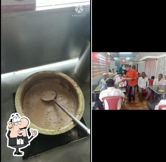 The interior of Vithu Mauli Misal and Snacks Centre