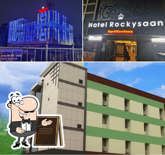 Enjoy the view at the outside area of Rockysaan Hotel and Restaurant