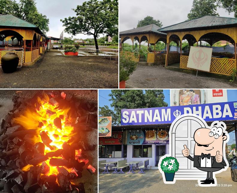 The exterior of Satnam Dhaba