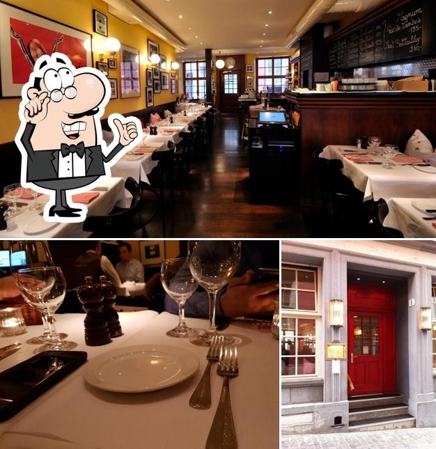Gli interni di Restaurant Lumière