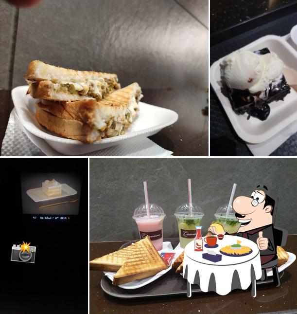 Cheese plate at Celebrations