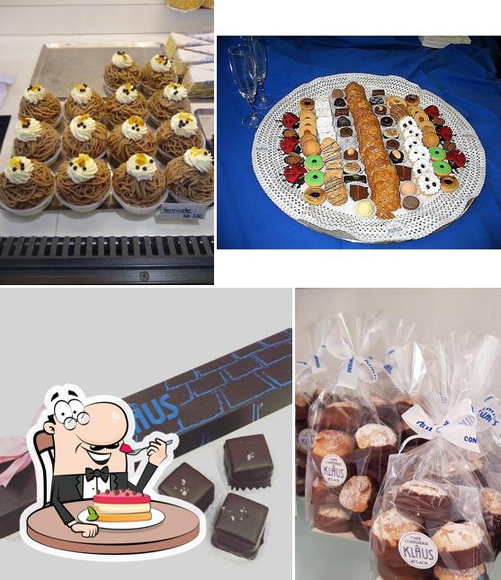 KLAUS Confiserie Café serve un'ampia varietà di dolci