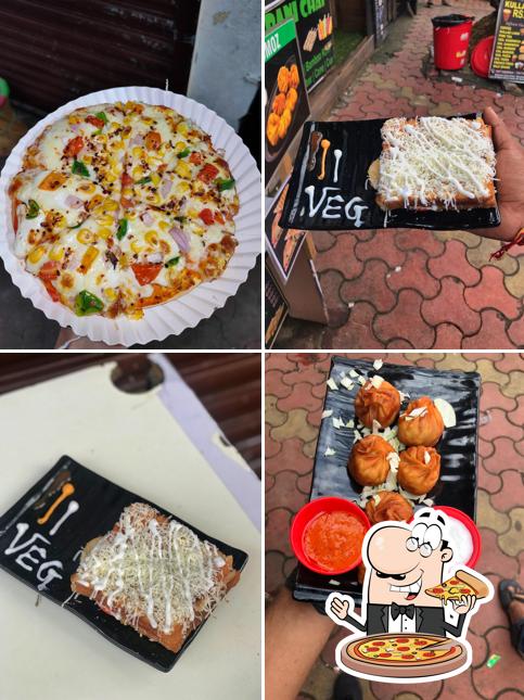 Pick pizza at Purani Chai