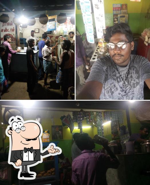 The interior of RAJAN TEA STALL