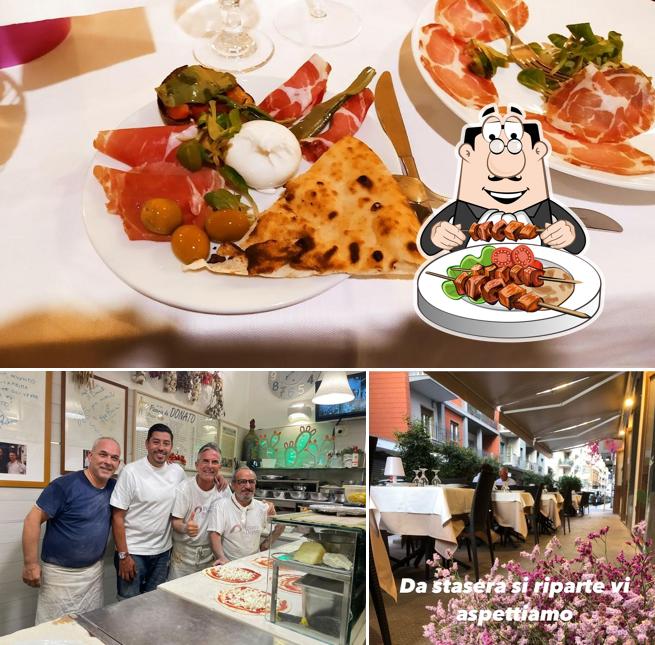 Platti al Pizzeria Da Donato
