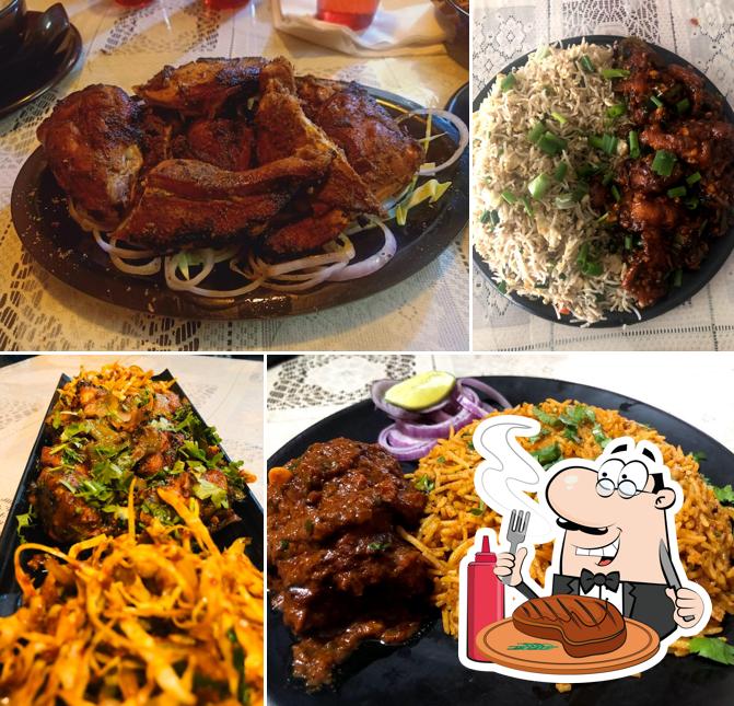 Mommy's Kitchen and Dine offers meat dishes