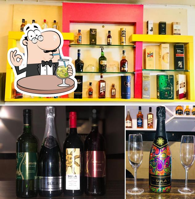 Pick a drink from the menu