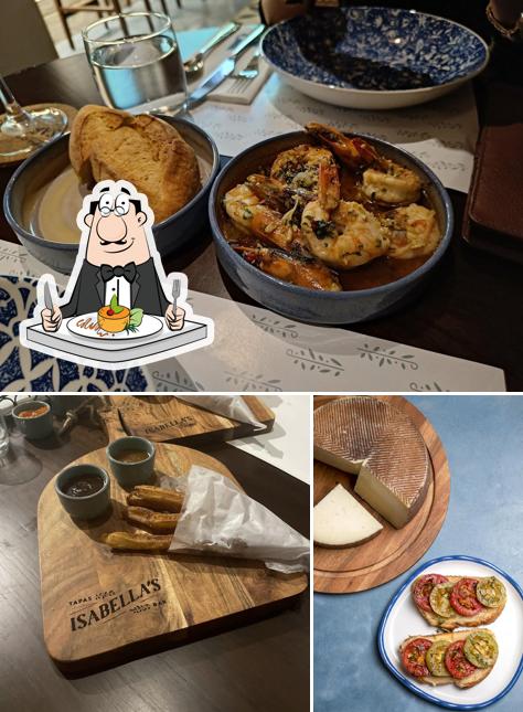 Food at Isabella's Tapas Bar