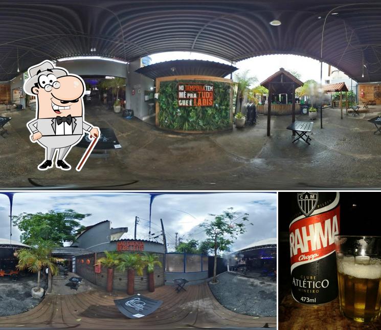 Esta é a ilustração apresentando exterior e cerveja a Spettim do Tampinha