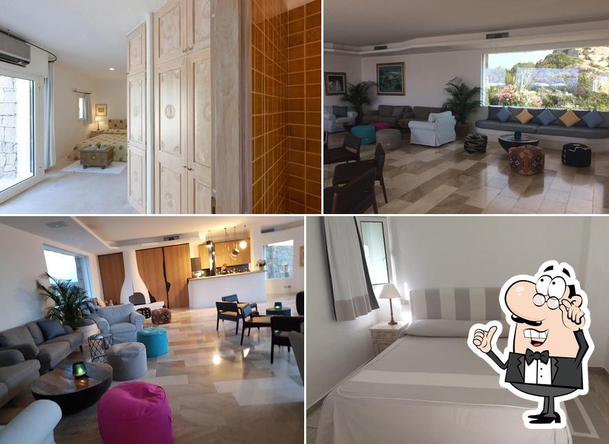Gli interni di Grand Relais dei Nuraghi