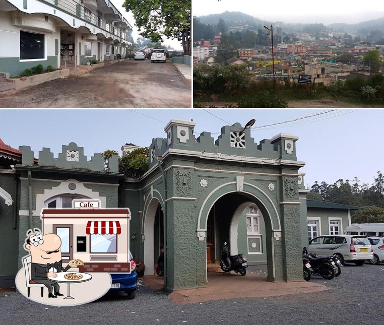 The exterior of Hotel Maharajas Ooty