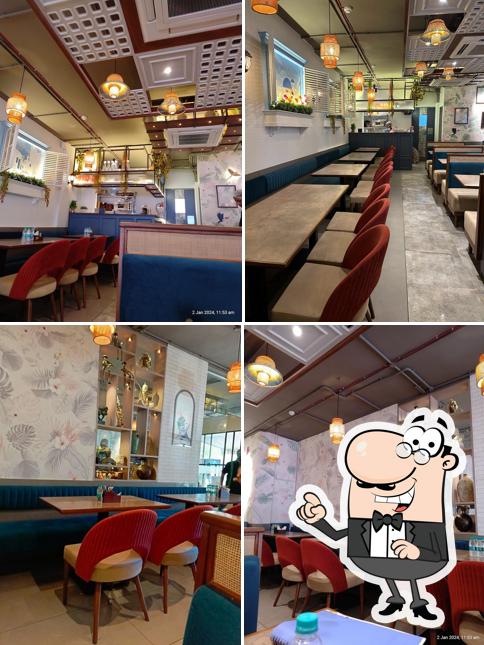 The interior of Naanaya's Simply Veg