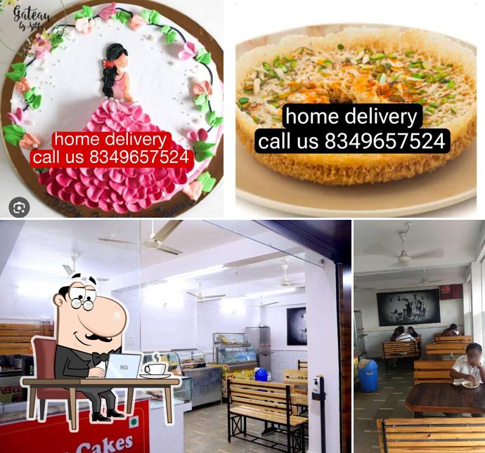 Among different things one can find interior and food at Santosh Bhuwan