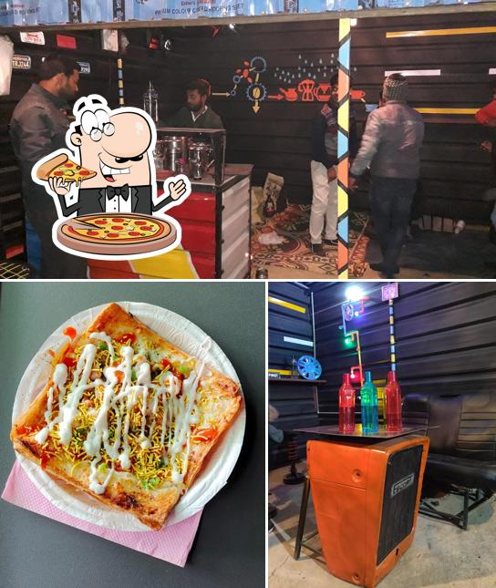 Order pizza at The Chai Garage