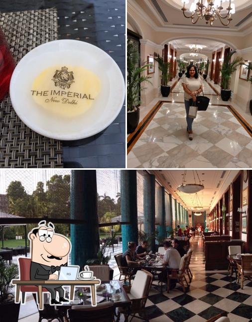 Check out the image depicting interior and food at 1911 Restaurant