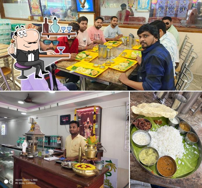 The interior of HOTEL MEGA SANGEETHA