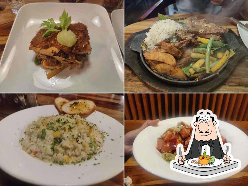 Food at Basil Bistro
